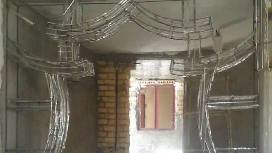 Rabbits construction work in Hormozgan